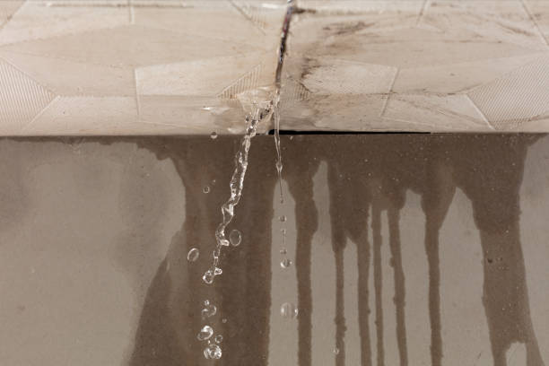 Professional Sewage Cleanup technician working in Nederland, TX